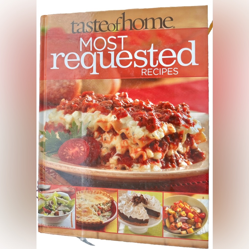 Taste of Home most requested recipe cookbook hardcover 240 pages 400+ recipes